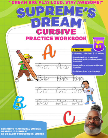 Supreme's Dream Cursive Practice Workbook